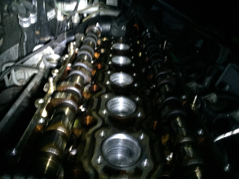 Illustration for article titled Progress on head gasket as of last night.